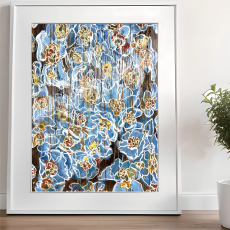 파란잎에 노란 봉오리 - 쿠로하