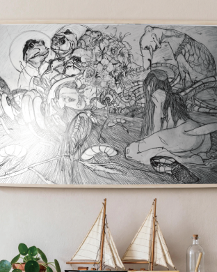 밤을 뚫은 꽃 그 너머에 - 쿠로하